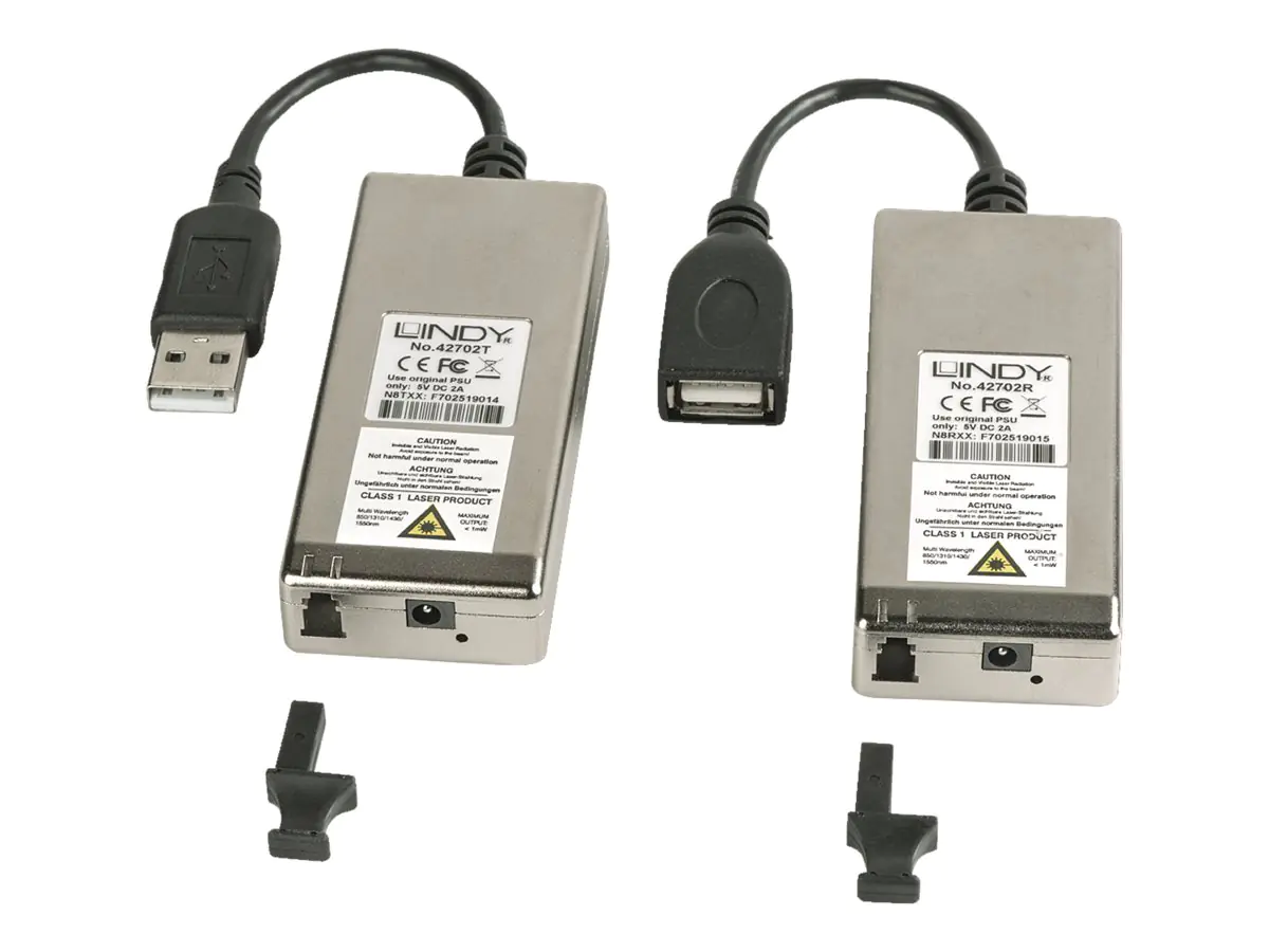 LINDY USB 2.0 MM LWL/Fibre Optic Extender - USB-Erweiterung - bis zu 200 m