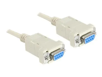 Delock - Nullmodemkabel - DB-9 (W) zu DB-9 (W) - 1.8 m - Grau Delock - Nullmodemkabel - DB-9 (W) zu DB-9 (W) - 1.8 m - Grau