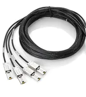 HPE - Externes SAS-Kabel - 36 pin 4x Mini SAS HD (SFF-8644) (M) zu 36 pin 4x Mini SAS HD (SFF-8644) (M) - 4 m - für HPE D3600, D3610, D3700, D3710