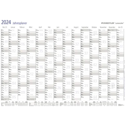 STAEDTLER Jahresplaner Lumocolor year planner 2027 A1 Format 641 YP-1DE
