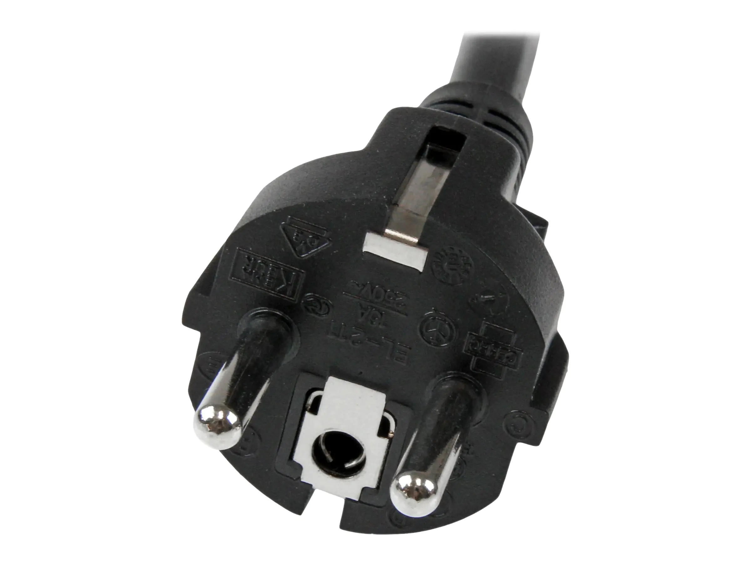 StarTech 2 m Computer Stromkabel, 16AWG, EU Schuko auf C19, 16A 250V, Ersatz AC Stromkabel, Drucker Stromkabel, PC Netzkabel, Monitor Stromkabel - UL gelistet (PXTEUC192M) - Stromkabel - IEC 60320 C19 zu power CEE 7/7 (M) - Wechselstrom 250 V - 2 m - gefo