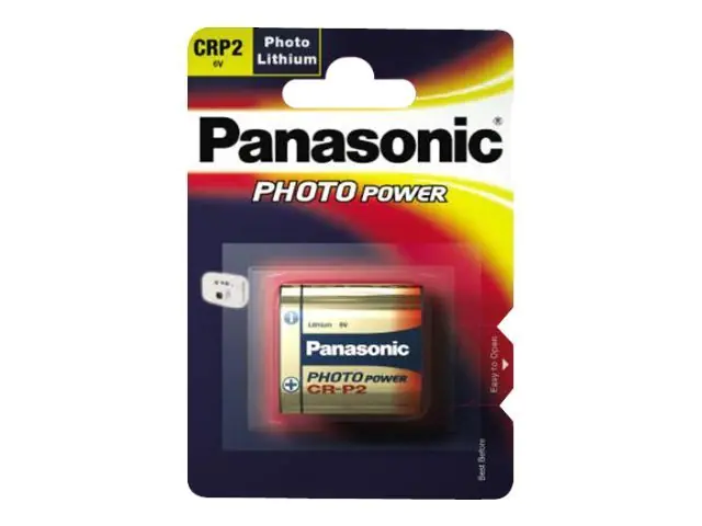 Panasonic CR-P2L/1BP - Batterie CR-P2 - Li - 1400 mAh