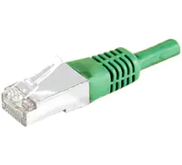 Dexlan - Patch-Kabel - RJ-45 (M) zu RJ-45 (M) - 2 m - SFTP - CAT 6a - verseilt - grün