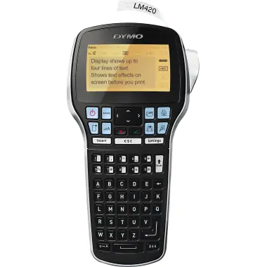DYMO LabelMANAGER 420P - Beschriftungsgerät - s/w - Thermotransfer - Rolle (1,9 cm) - 180 dpi - USB - Cutter DYMO LabelMANAGER 420P - Beschriftungsgerät - s/w - Thermotransfer - Rolle (1,9 cm) - 180 dpi - USB - Cutter