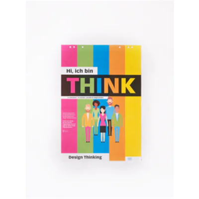 Playroom Flipchartblock THINK FLIP 15 Bl./Block 5 Block/Pack.