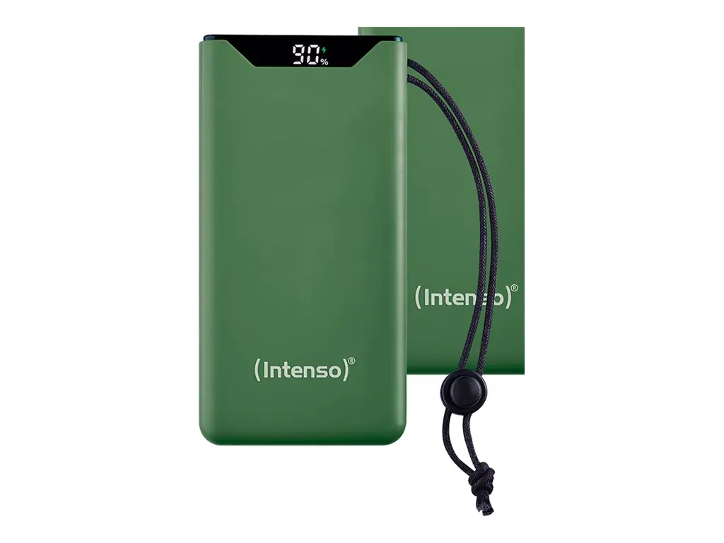 Intenso Powerbank F10000 Green gruen 10.000 mAh PD 3.0 Quick Charge 3.0