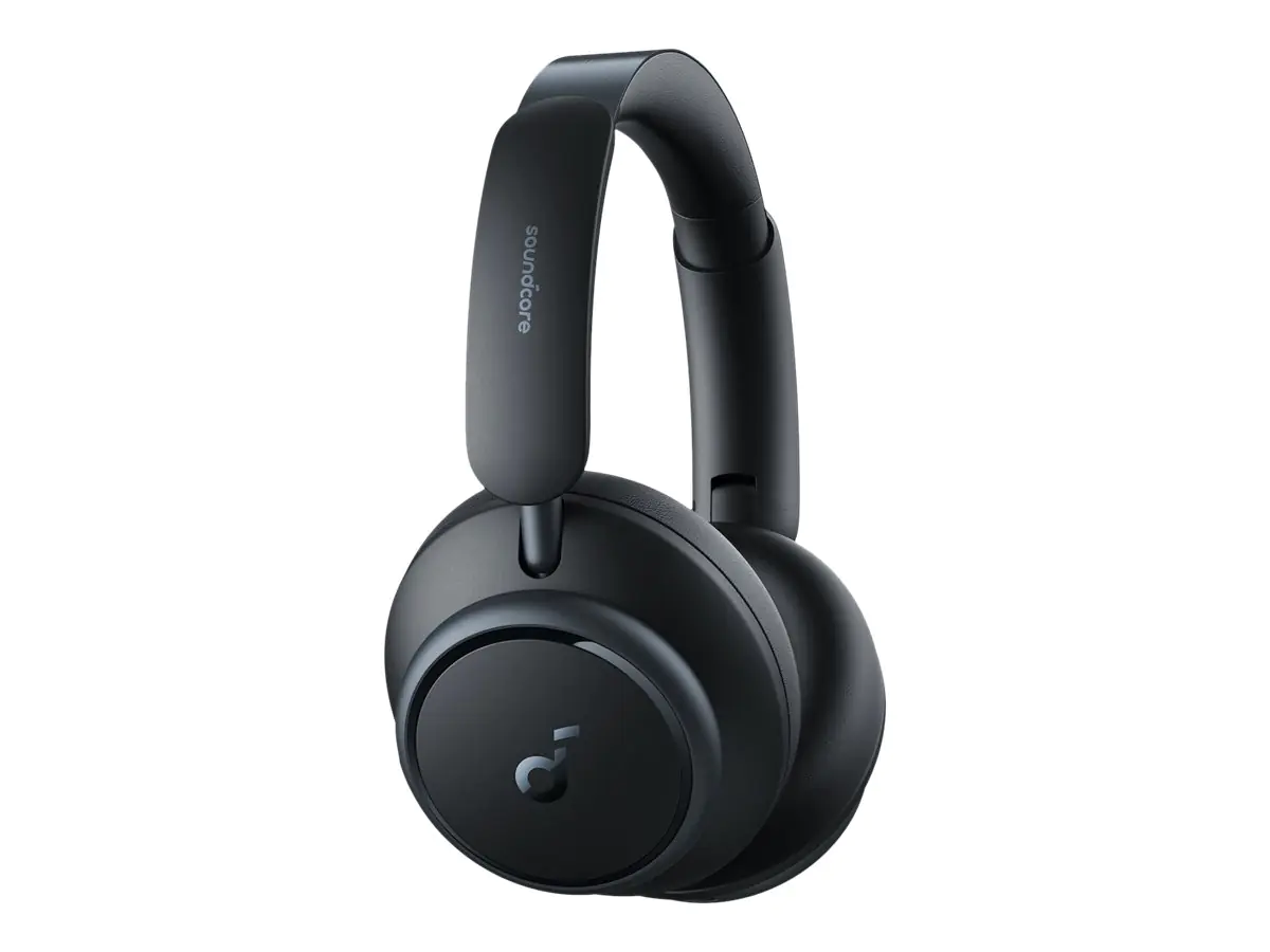 Soundcore Space Q45 - Kopfhörer mit Mikrofon - ohrumschließend - Bluetooth - kabellos - aktive Rauschunterdrückung - 3,5 mm Stecker - Schwarz Soundcore Space Q45 - Kopfhörer mit Mikrofon - ohrumschließend - Bluetooth - kabellos - aktive Rauschunterdrückung - 3,5 mm Stecker - Schwarz