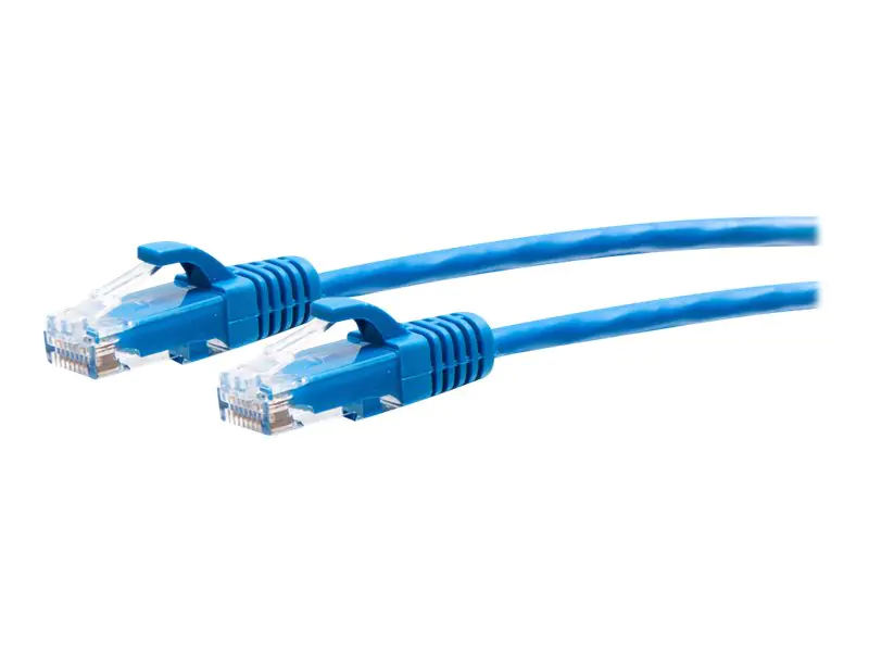 C2G 4ft (1.2m) Cat6a Snagless Unshielded (UTP) Slim Ethernet Network Patch Cable - Blue - Patch-Kabel - RJ-45 (M) zu RJ-45 (M) - 1.2 m - 4.8 mm - UTP - CAT 6a - ohne Haken, geformt - Blau