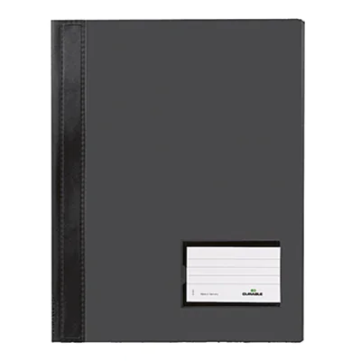 DURABLE Schnellhefter DURALUX 268001 DIN A4 Hartfolie schwarz DURABLE Schnellhefter DURALUX 268001 DIN A4 Hartfolie schwarz