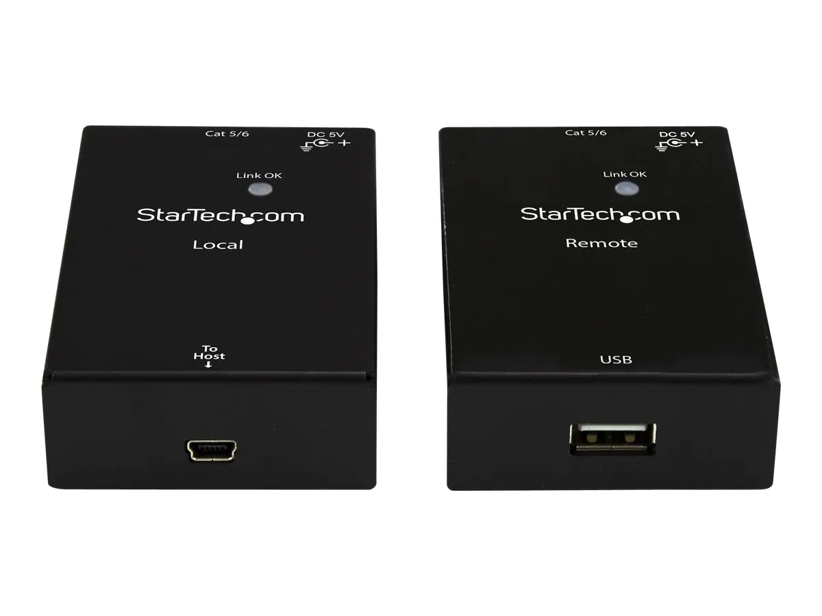 StarTech 1 Port USB über Cat5 / Cat6 Extender bis zu 40m - USB über Ethernet Verlängerung - USB-Erweiterung - USB 2.0 - bis zu 50 m - für P/N: SVA5N3NEUA