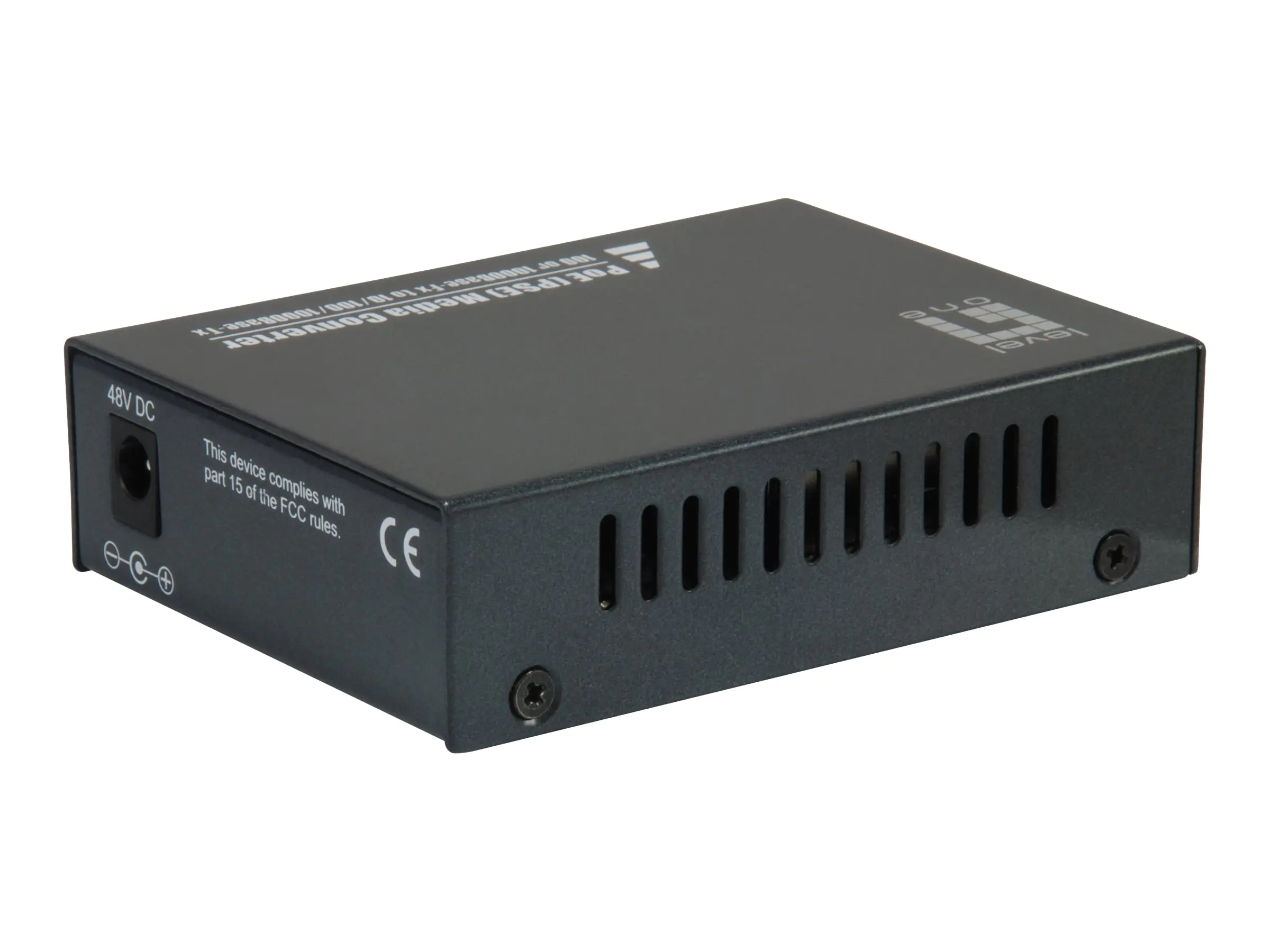 LevelOne GVT-2012 - Medienkonverter - 1GbE - 10Base-T, 1000Base-SX, 100Base-TX, 1000Base-T - RJ-45 / SFP (mini-GBIC)