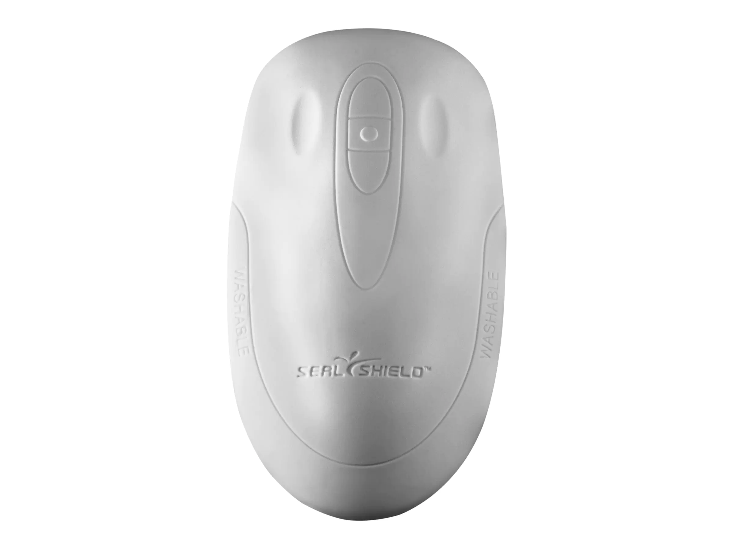 Seal Shield Waterproof - Maus - optisch - 5 Tasten - kabelgebunden - PS/2, USB - weiß