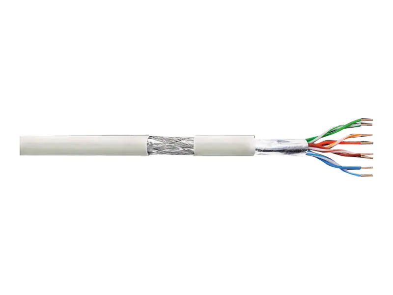 LogiLink EconLine - Bulkkabel - 100 m - SFTP, PiMF - CAT 6 - robust - Grau