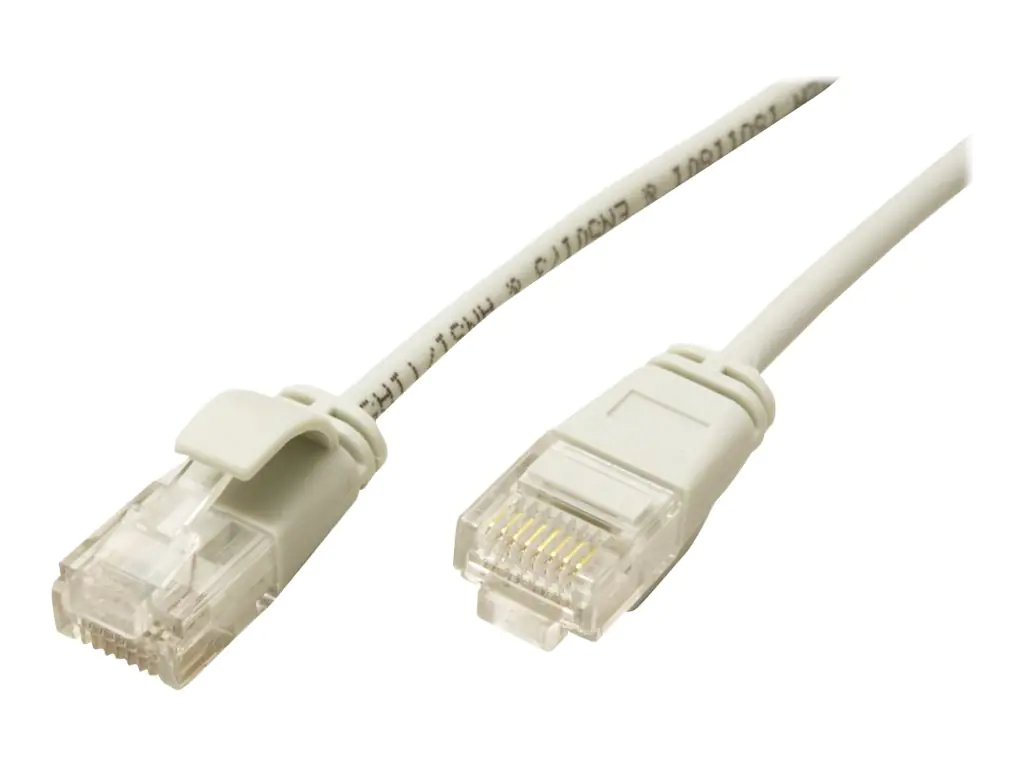 Roline - Patch-Kabel - RJ-45 (M) zu RJ-45 (M) - 2 m - UTP - CAT 6a - halogenfrei, geformt - Grau