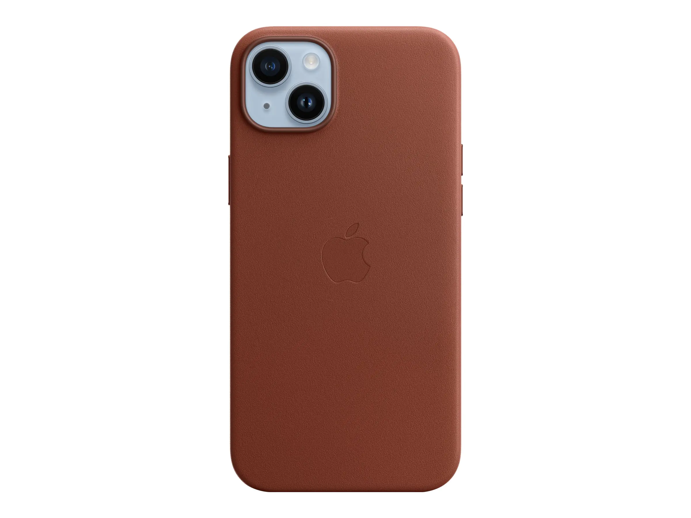 Apple - Hintere Abdeckung für Mobiltelefon - kompatibel mit MagSafe - Leder - Umbra - für iPhone 14 Plus