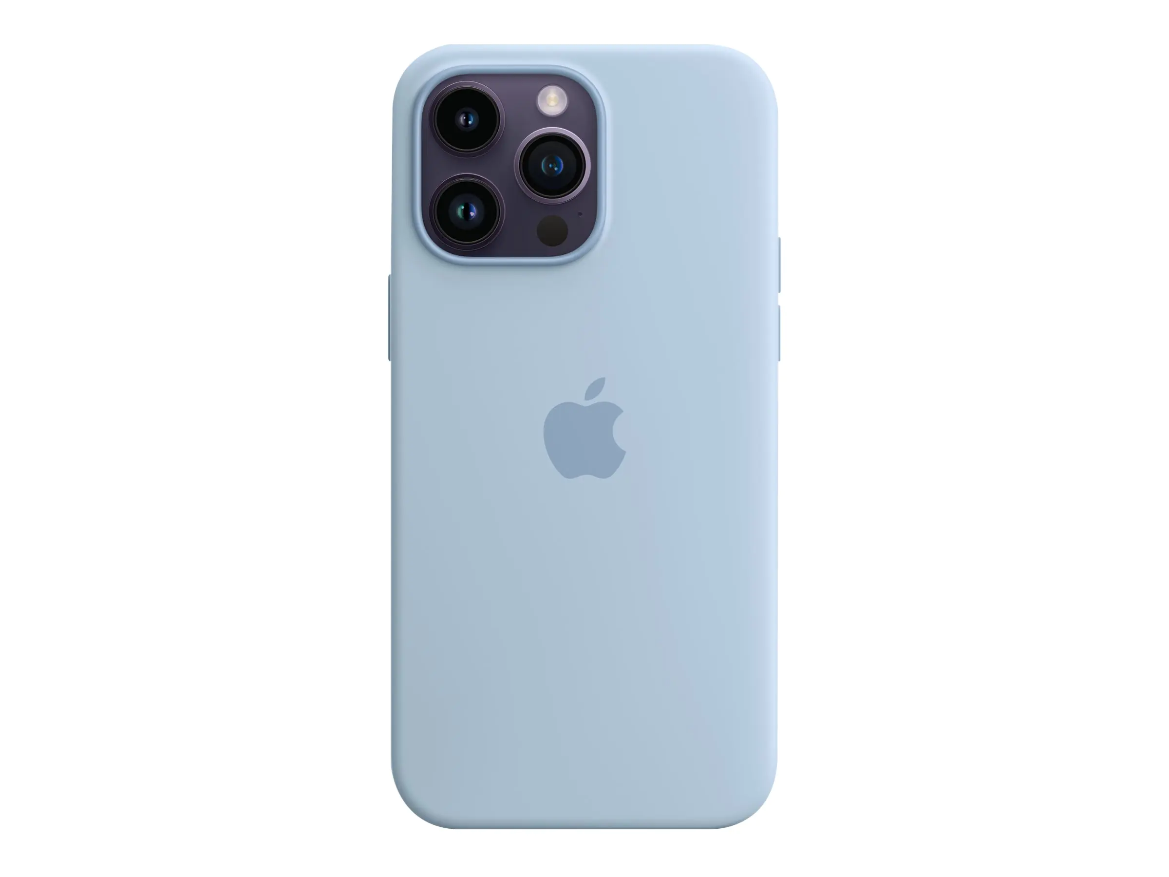 Apple - Hintere Abdeckung für Mobiltelefon - kompatibel mit MagSafe - Silikon - Sky - für iPhone 14 Pro Max