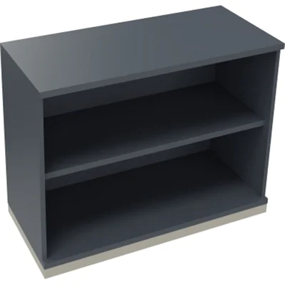 Regal 2OH B1000xT442xH781mm Silberaluminium/Lavagrau