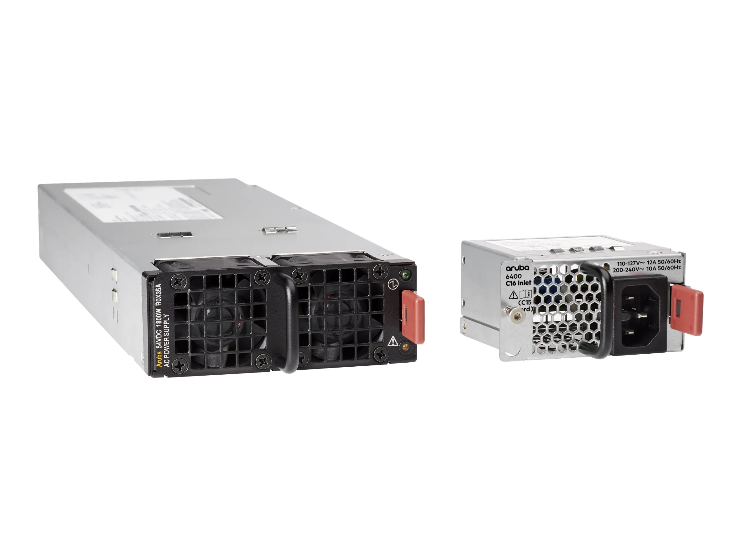 HPE Aruba - Mit C16-Eingangsadapter - Stromversorgung Hot-Plug (Plug-In-Modul) - AC/DC - 1800 Watt - Europa - für HPE Aruba 6405, 6405 48SFP+, 6405 96G, 6410