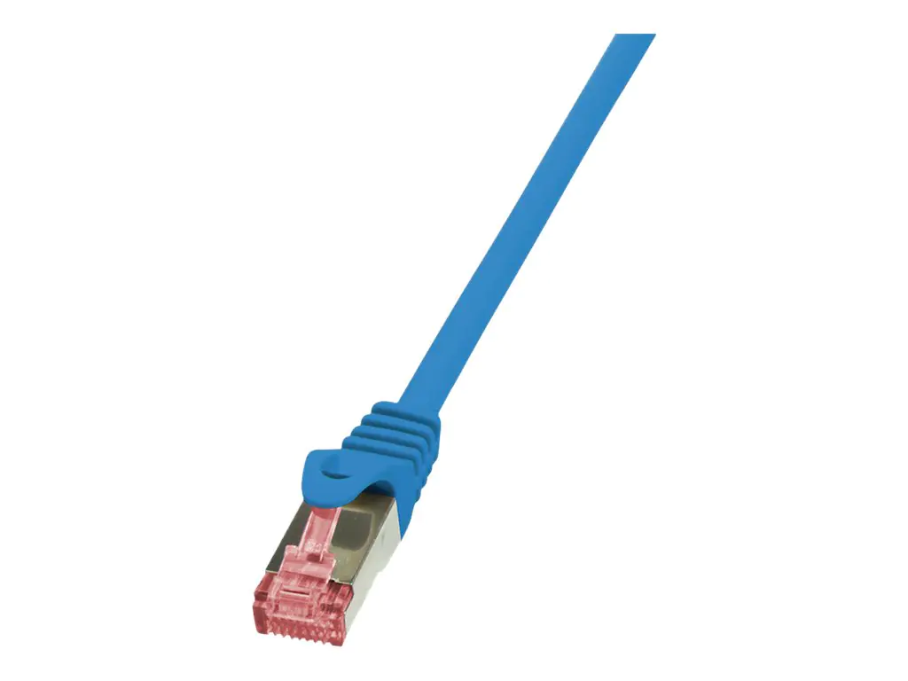 LogiLink PrimeLine - Patch-Kabel - RJ-45 (M) zu RJ-45 (M) - 2 m - SFTP, PiMF - CAT 6 - halogenfrei - Blau