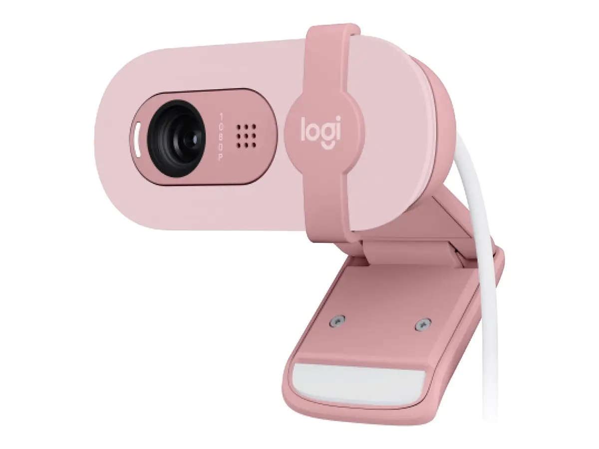 Logitech BRIO 100 - Webcam - Farbe - 2 MP - 1920 x 1080 - 1080p, 720p - Audio - USB