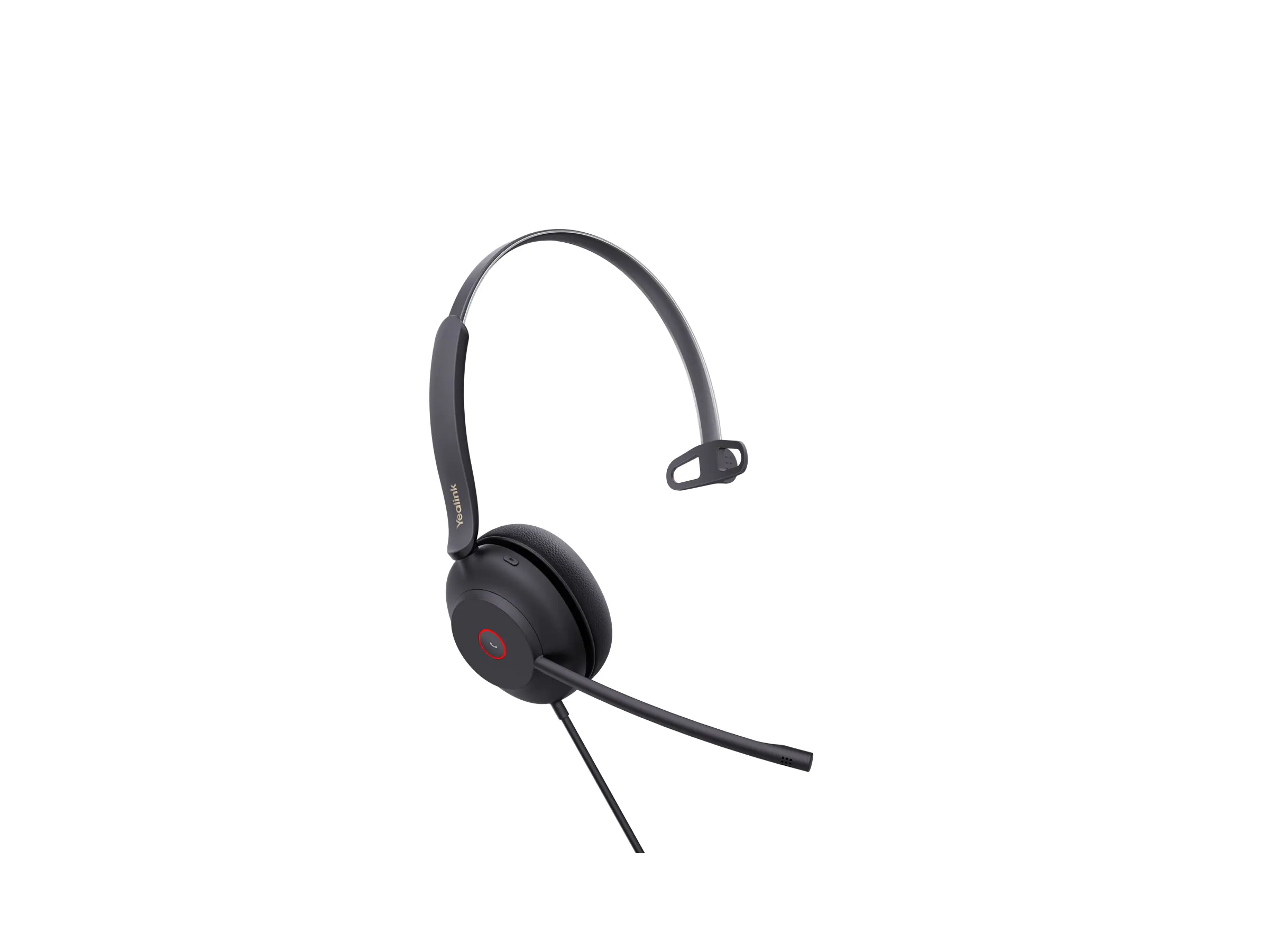 Yealink UH37 Mono - Headset - On-Ear - kabelgebunden - USB - Geräuschisolierung - Schwarz - optimiert für UC