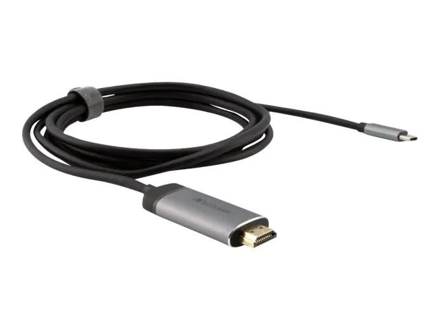 Verbatim - Video- / Audiokabel - 24 pin USB-C männlich zu HDMI männlich - 1.5 m - 4K Unterstützung Verbatim - Video- / Audiokabel - 24 pin USB-C männlich zu HDMI männlich - 1.5 m - 4K Unterstützung