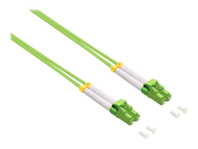 Helos LWL - Patch-Kabel - LC Multi-Mode (M) zu LC Multi-Mode (M) - 10 m - Glasfaser - Duplex - 50/125 Mikrometer - OM5 - hellgrün Helos LWL - Patch-Kabel - LC Multi-Mode (M) zu LC Multi-Mode (M) - 10 m - Glasfaser - Duplex - 50/125 Mikrometer - OM5 - hellgrün