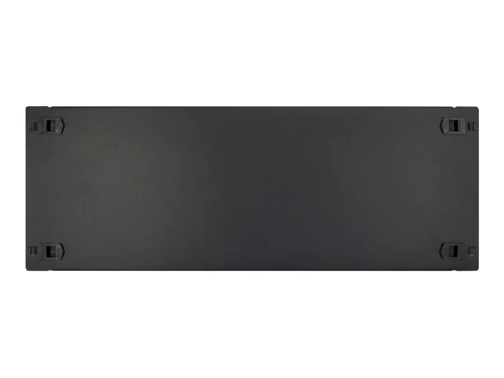 Inter-Tech - Blindplatte - Schwarz, RAL 9005 - 4U - 48.3 cm (19")