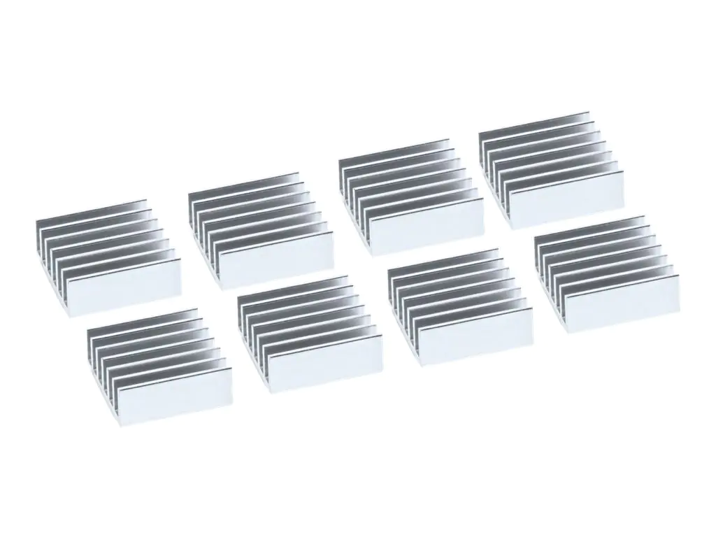 InLine - Chipsatz-Kühler - Silber (Packung mit 8)