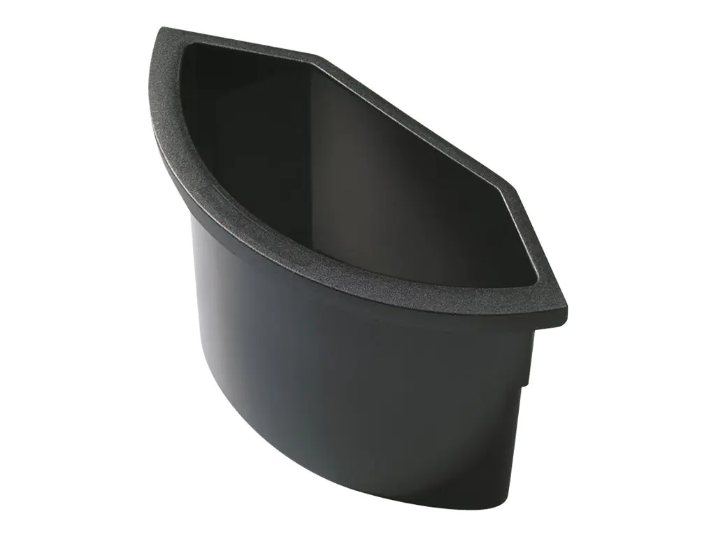 Helit Starrer Mülleimereinsatz - 2 L - Schwarz H6106795