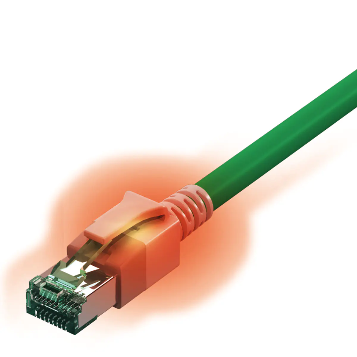 EasyLan S/FTP Kabel Kat.6A 0.5m grün - Kabel - SFTP