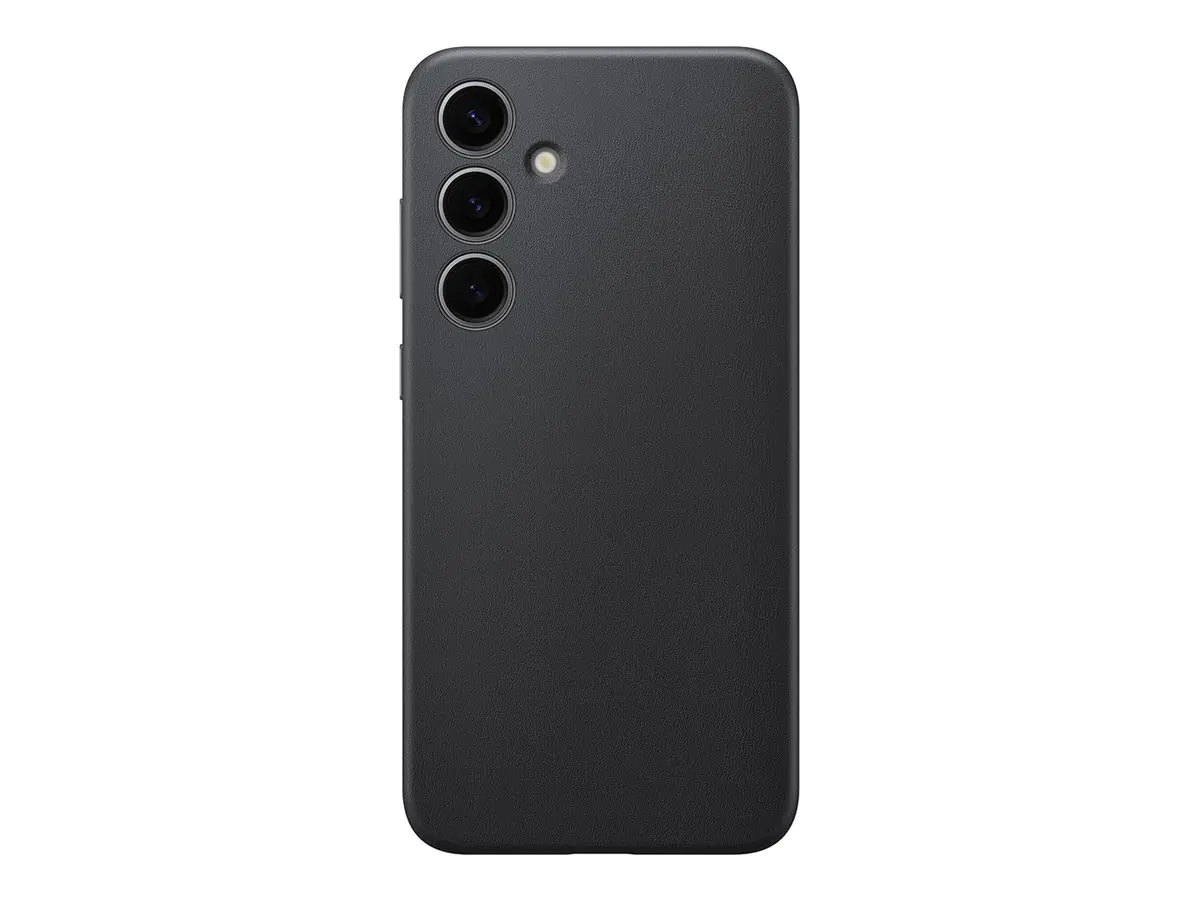 Samsung GP-FPS926HCA - Hintere Abdeckung für Mobiltelefon - veganes Leder - Schwarz - für Galaxy S24+