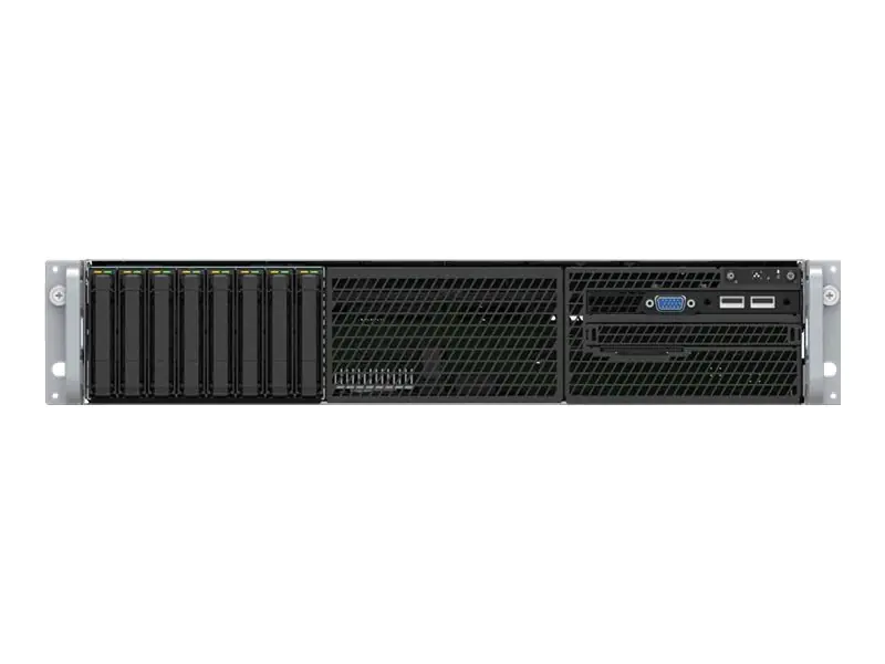 Intel Server System R2208WFTZSR - Server - Rack-Montage - 2U - zweiweg - keine CPU - RAM 0 GB - SATA - Hot-Swap 6.4 cm (2.5") Schacht/Schächte - keine HDD - 1GbE, 10GbE - Monitor: keiner