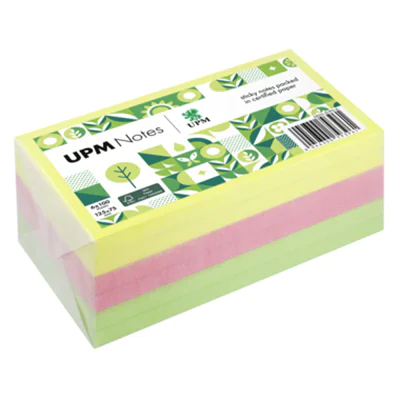 UPM Notes Haftnotiz Brillant 100Bl. sort. 6St. - Bürokleinmaterial 5855-21PG-6