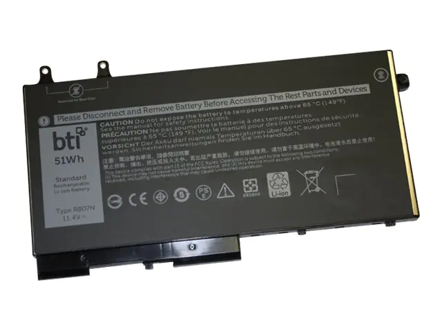 BTI - Laptop-Batterie - Lithium-Polymer - 3 Zellen - 4225 mAh - 48 Wh - für Dell Precision 3540