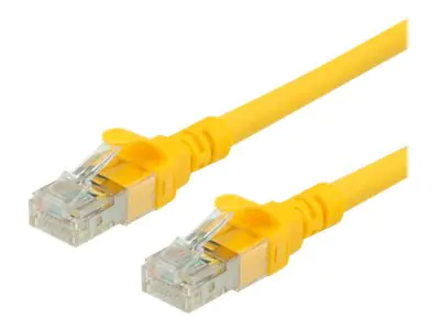 Roline - Patch-Kabel - RJ-45 (M) bis RJ-45 (M) - 30 cm - SFTP, PiMF - CAT 6 - halogenfrei, geformt, verseilt - Gelb