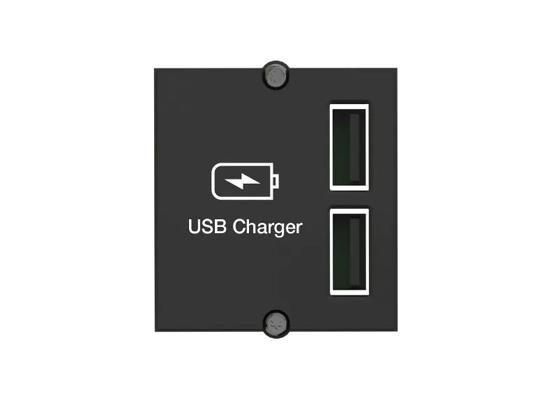 Bachmann Double Charger - Flächenbündiges Einlagestück - USB-Ladegerät X 2 Bachmann Double Charger - Flächenbündiges Einlagestück - USB-Ladegerät X 2
