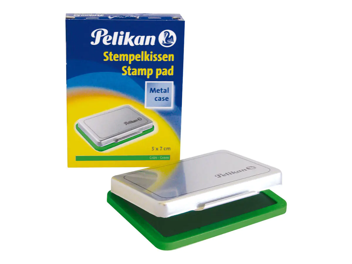 Pelikan 3 - Handstempelkissen - Grün - 50 x 70 331199