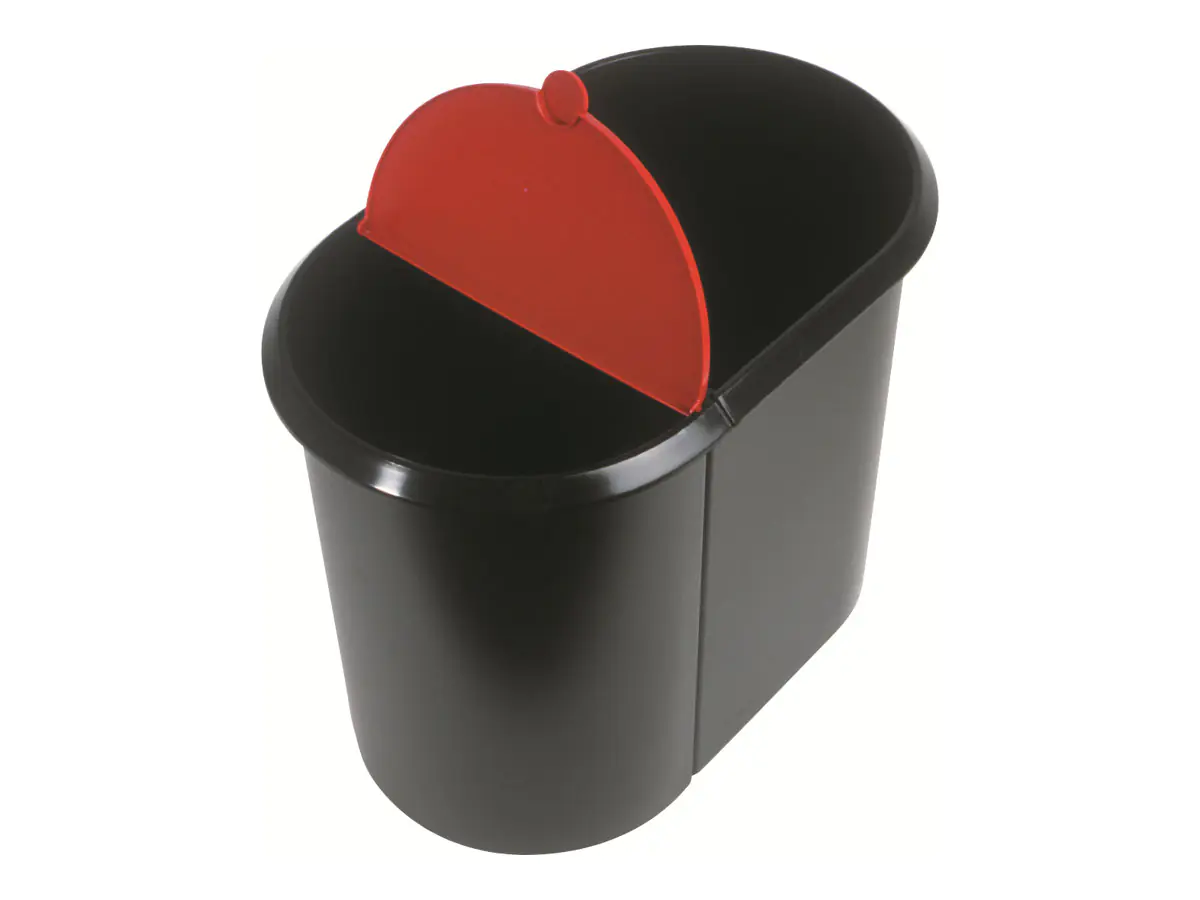 Helit Duo System - Papierkorb - 29 L - Mülltrennung H6103992