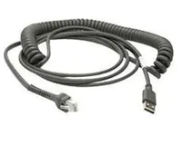 Zebra - USB-Kabel - USB (M) - 2.74 m - gewickelt - für Zebra DS3578, DS4208, DS6878, DS9208, LI4278