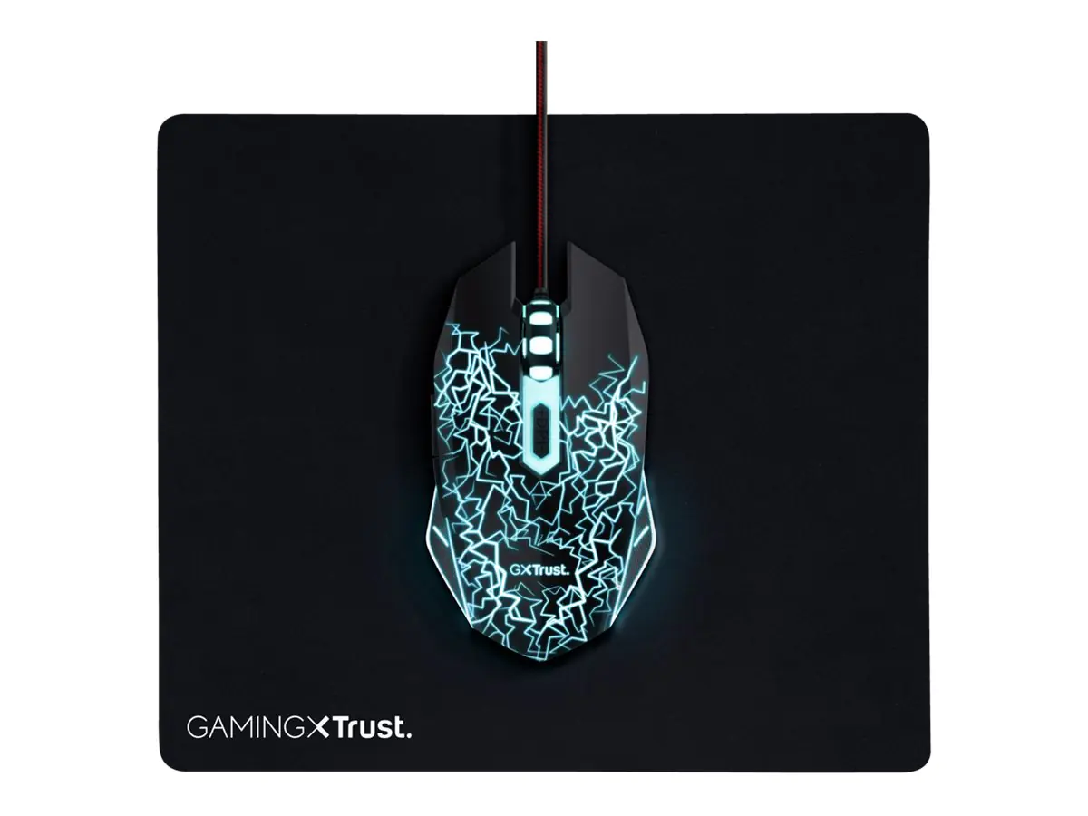 Trust Gaming-Maus mit BASICS-Pad GXT-105X und GXT 754 24752
