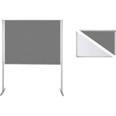 Ultradex Stellwand 747528 200x120cm Filz/Whiteboard Stabfuß ws/gr Ultradex Stellwand 747528 200x120cm Filz/Whiteboard Stabfuß ws/gr