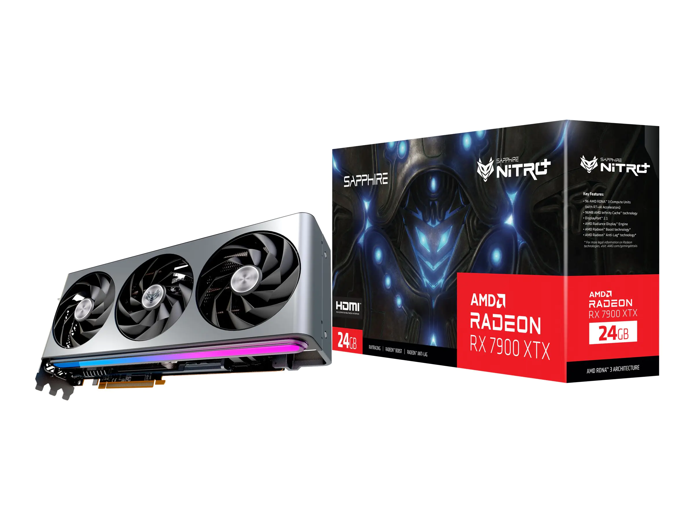 Sapphire NITRO+ Radeon RX 7900 XTX Vapor-X 11322-01-40G