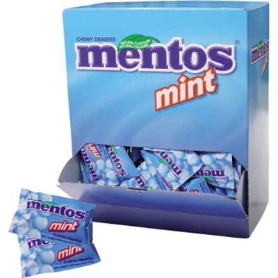 Mentos® Bonbon The Freshmaker Mint 250 x 5,7 g/Pack. Mentos® Bonbon The Freshmaker Mint 250 x 5,7 g/Pack.