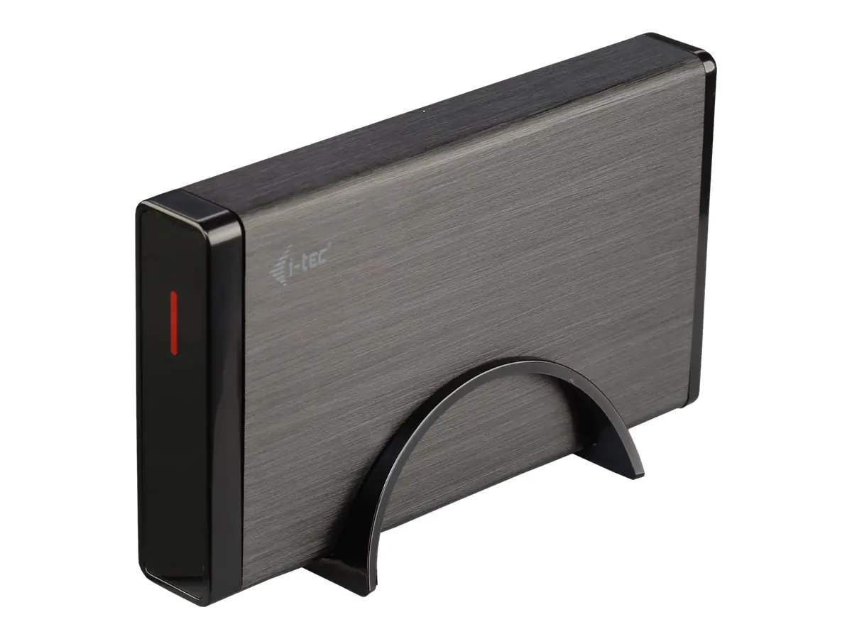 i-Tec MySafe Advance - Speichergehäuse mit Netzanzeige, Ein/Aus-Schalter - 3.5" (8.9 cm) - SATA 6Gb/s - USB 3.0 - Schwarz