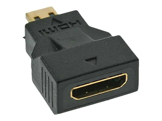 InLine - HDMI-Adapter - 19 pin micro HDMI Type D männlich zu 19 pin mini HDMI Type C weiblich InLine - HDMI-Adapter - 19 pin micro HDMI Type D männlich zu 19 pin mini HDMI Type C weiblich