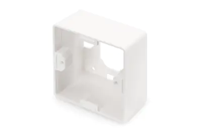 DIGITUS - Installationskasten Netzwerkoberfläche - Pure White, RAL 9010