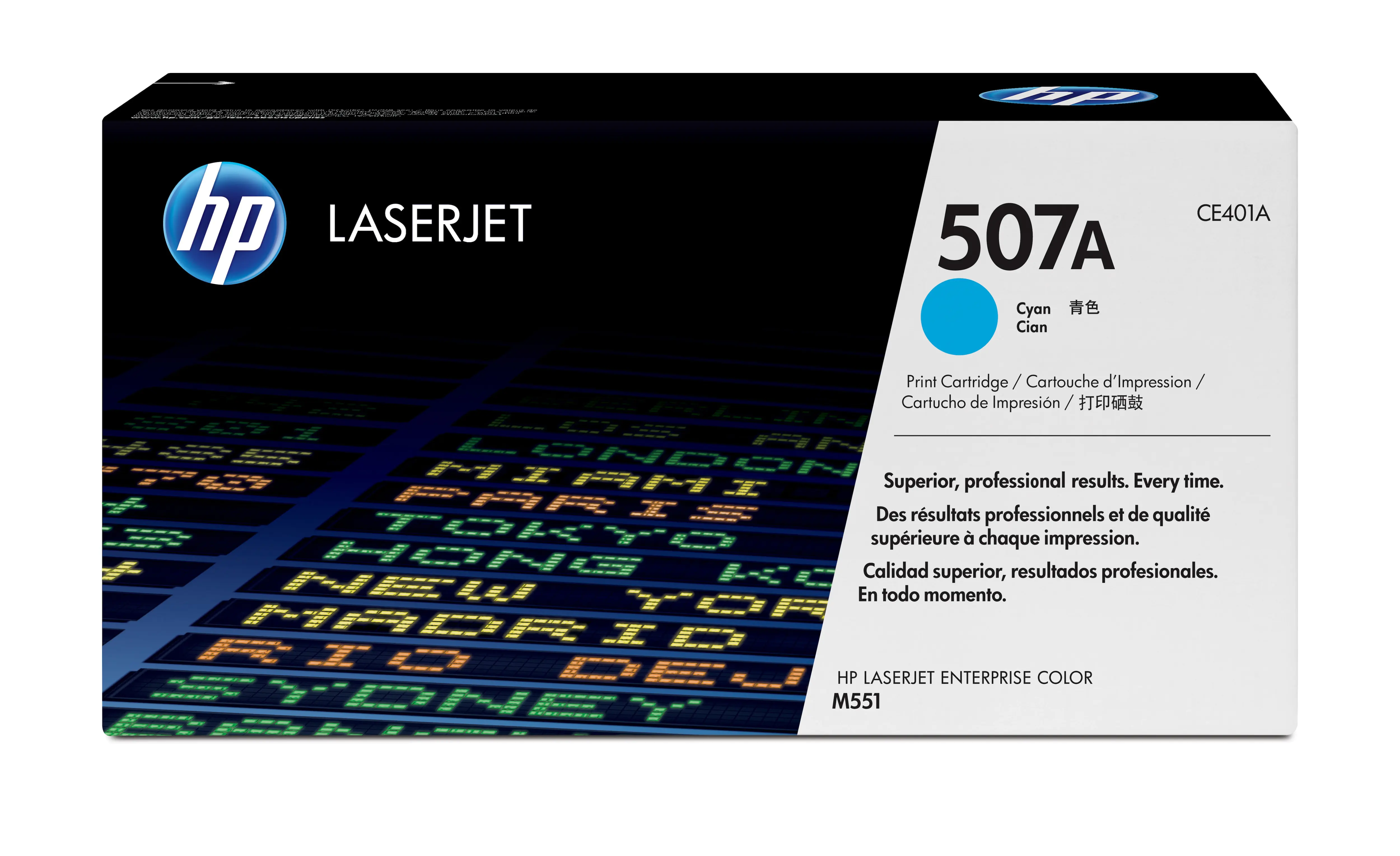 HP 507A - Cyan - original - LaserJet - Tonerpatrone (CE401A) - für Color LaserJet Enterprise MFP M575; LaserJet Pro MFP M570 HP 507A - Cyan - original - LaserJet - Tonerpatrone (CE401A) - für Color LaserJet Enterprise MFP M575; LaserJet Pro MFP M570