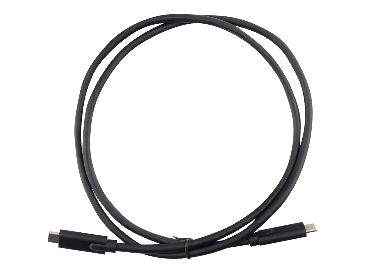 Targus - USB-Kabel - USB-C (M) bis USB-C (M) - USB 3.1 Gen 2 - 5 A - 1 m - umkehrbarer C-Stecker, 4K Unterstützung - Schwarz