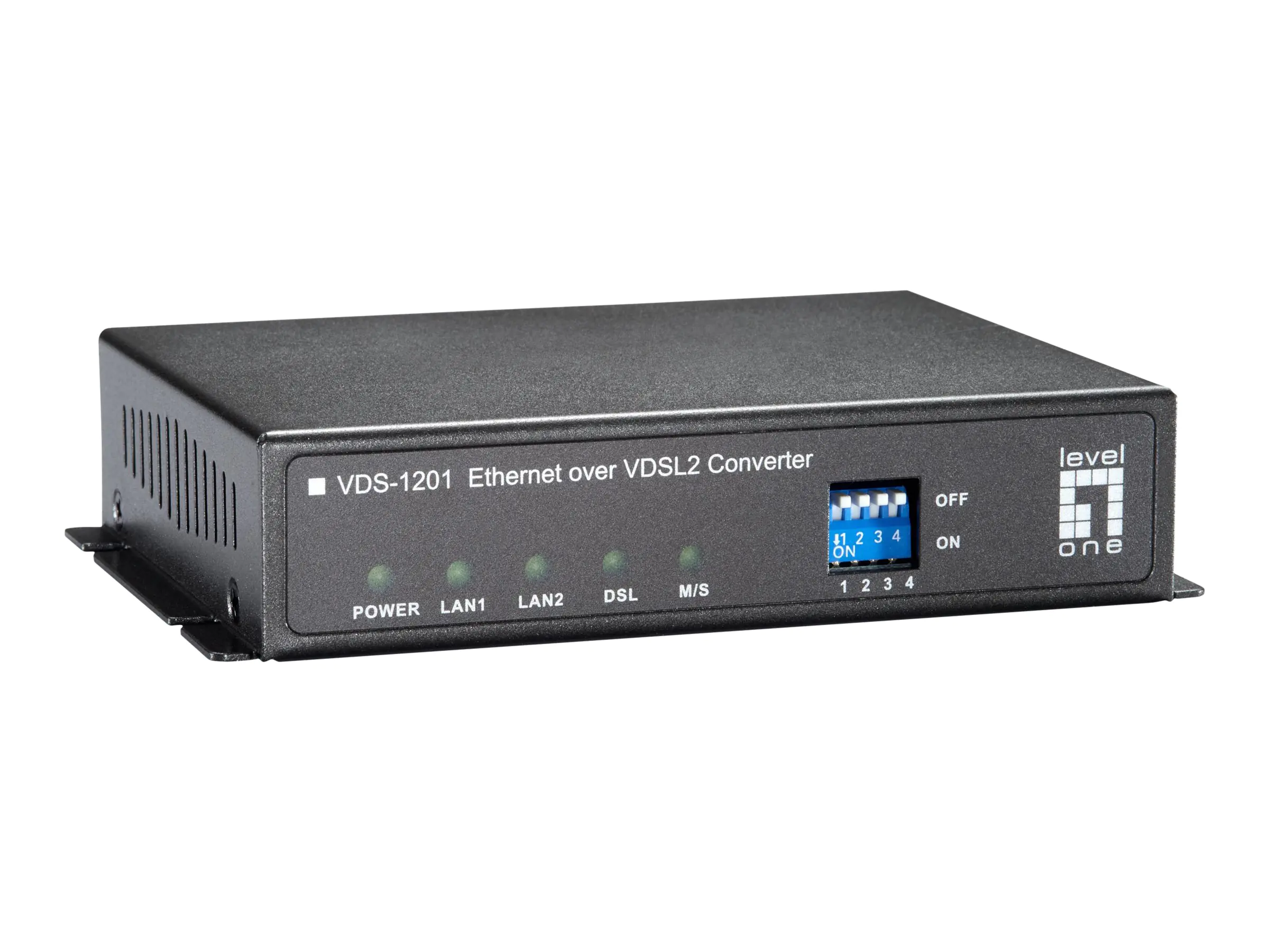 LevelOne VDS-1201 - Annex-A - Kurzstreckenmodem - 100Mb LAN, Ethernet over VDSL - 10Base-T, 100Base-TX - bis zu 1.5 km